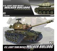 Academy #13285 1/35 M41A3 Walker Bulldog US Light Tank Kit modello in plastica