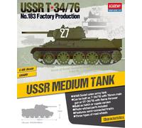 Academy #13505 1/35 URSS T-34/76 No.183 Factory Production Plastic Model Kit