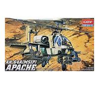 AH-64A (MSIP) Apache Elicottero Helicopter 1:48 Plastic Model Kit ACADEMY