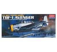 Academy- TBF-1 Avenger Kit per modellismo, Colore Vario, small, 12452