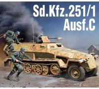 ACADEMY ACD13540 SD.KFZ. 251/1 AUSF.C KIT 1:35 Modellino