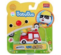 Academy [BabyBus] Kiki’s Fire Truck pressofuso - Brave Panda Rescue Vehicle