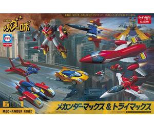 Academy Combined Sentai Mechander Robo Max & TriMax 6 in 1 Plastic Model kit