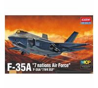 Academy F-35A "7 Nations Air Force" 1/72 Scale MCP Aircraft Plastic Model Kit |