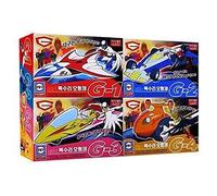 Academy Gatchaman G-Mecha G-1, G-2, G-3, G-4 Vehicles Color Model Kit | Multi-Co
