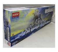 Academy German Battleship Bismarck Model Kit , Navy