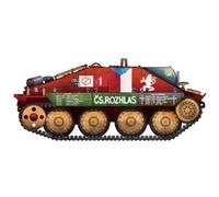 Academy Hobby Model Kit - 1/35 Jagdpanzer 38(t) Hetzer “Praga 1945” carro arm...