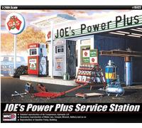 Academy JOE'S POWER PLUS GAS SERVICE STATION KIT 1:24