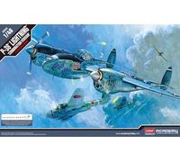 Academy 12282 Lockheed P-38 J/L/Droop Snoot/F5E 1:48 modellismo