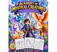 Academy of Mystical Creatures: A Magical Coloring Adventure with Dragons, Unicorns, Phoenixes, Griffins, and Enchanted Beasts