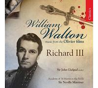Sir John Gielgud Music from the Olivier Films: Richard Iii (Marriner) (CD) Album