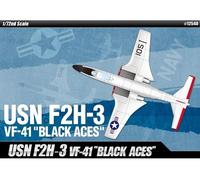 Academy Usn F2H-3 Vf-41 Black Aces Kit 1:73 ACD12548 Modellino