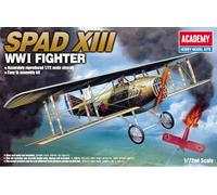Academy- WWI SPAD XIII Aeromodello, Scala 1:72, Multicolore, 003506