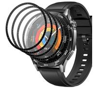 Acadeny [4 pezzi Pellicola salvaschermo compatibile con Huawei Watch Fit, antigraffio,tocco sensibile, senza bolle, applicazione facile,pellicola glassata,Copertura completa (senza vetro)