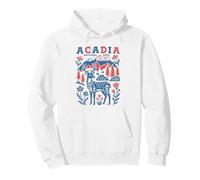 Acadia National Park Rustic Art Famiglia Donne Uomini Bambini Felpa con Cappuccio