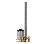 Acagala 1024GA20 DC 6 V/12 V, filettatura Flip N20, motore a ingranaggi M4 x 55 mm, albero (12 V, 60 giri/min)