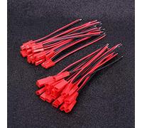 ACAGALA 20 cavi maschili JST, 20 pezzi JST, 24 AWG 2 pin, cavo di collegamento per batteria RC Lipo