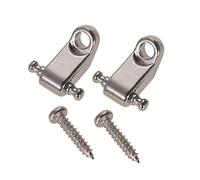ACAGALA 2pcs Chitarra elettrica String Roller Retainer Guide Ricambi Accessori con viti di fissaggio