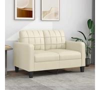 ACAGALA Divano a 2 posti con cuscini, piccolo divano con braccioli, set di divani in similpelle, moderno divano piccolo per soggiorno, camera da letto, home theater, camera degli ospiti | 120 cm |