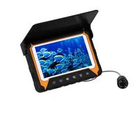 ACAGALA Telecamera da pesca subacquea da 5 pollici HD LCD con visione notturna 120° 500K - Telecamera da pesca per fiume/pesca su ghiaccio e immersioni notturne - Include protezione contro il freddo