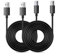ACAGET 2M Cavo USB Type-C (Connettore 10mm) 2Pezzi per Blackview BL8800 Pro | Cavo USB C 2Pezzi Trasmissione per Blackview BV7100 BL8800 BL8800Pro BV7200 BV9200 BV8800 BV5200 BV5200 Pro BL6000 Pro BL5000