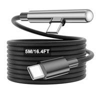 ACAGET 5M 240W Cavo USB C a USB C per Samsung Galaxy S26 Ultra Pixel 10 9a