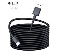 ACAGET 5M Cavo USB Type-C Extra Lungo per Mi Camera 2K Magnetic Mount Nero