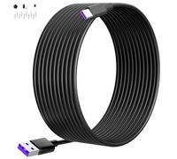 ACAGET 8M Cavo USB Type-C Extra Lungo per Mi Camera 2K Magnetic Mount Nero