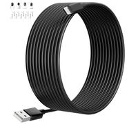 ACAGET Cavo di ricarica USB a Micro USB per XIAOMI Camera 2K/Pro, cavi di prolunga di alimentazione per videocamera di sicurezza per XIAOMI MI/YI/Cloud Camera,Wyze/Nest/Arlo Q/Furbo Dog Cam,Nero