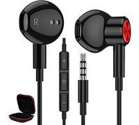 ACAGET Cuffie con Filo HiFi Stereo Cuffie in Ear Magnetici Auricolari 3,5MM | Cuffie con Microfono Controllo del Volume per Samsung Galaxy A25 A05s A15 per Redmi A3 14C Note 14 13 per Huawei P40 30 Lite