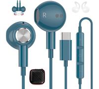 ACAGET Cuffie USB C Magnetico per HONOR 400 Lite per Redmi Note 15 14 Pro+ | Auricolari Tipo C con Filo per iPhone 17 16 15 Pro Max 16e Pixel 10 9a per Samsung Galaxy A57 A56 A17 S26 S25 per OnePlus 15R