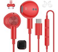 ACAGET Cuffie USB C per Samsung Galaxy A57 A56 A16 A17 S26 S25 OnePlus 15R | Magnetico Stereo Auricolari Tipo C con Filo per HONOR 400 Lite per Redmi Note 15 Pro+ per iPhone 17 16 15 Pro Max Pixel 10 9a