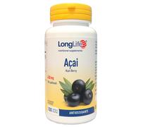 Longlife Açai Integratore Antiossidante 100 Capsule