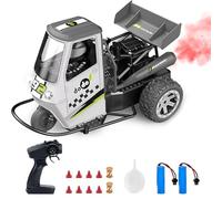 ACAMMZAR Macchina Telecomandata, 1:16 RC Motociclette per Bambini, 22+Km/h Camion Auto Telecomandata, 2.4GHz RC Car con 2 Batterie,Sterzo Proporzionale, Spray, Musica, Luci per Adulti
