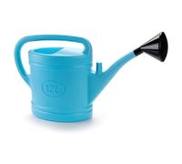 Acan Tradineur - Annaffiatoio in plastica, capacità 12 litri, utensili da giardinaggio, irrigazione, casa, balcone, terrazzo, patio, colore: blu