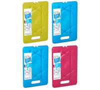 Acan Tradineur - Confezione da 4 Accumulatori a Freddo N. 11-800 G - Realizzato in Plastica - Ideale per mantenere la temperatura nel tuo frigorifero portatile - 30 x 20 x 1,5 cm - Colore casuale