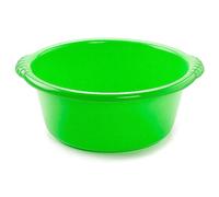 ACAN Tradineur - Secchio, Bacinella, Vasca Multiuso - Realizzato in plastica - Prodotto e Utensile per la Pulizia - Forma Rotonda - Capacità di 6 litri - Ø 32 cm - Colore Verde