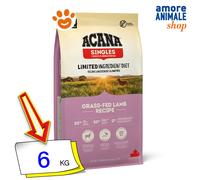 Acana Dog All Breeds Singles Grass Fed Lamb Cibo Secco Cani 2/ 6/ 11,4 Kg