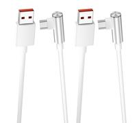 ACANDYA Cavo USB C (1m+1.8m) per Xiaomi Redmi note 13 pro 5g 13 14 Ultra 12, 90 gradi 120W 6A cavo usb type c ricarica rapida per Xiaomi POCO M6 X5 Pro Mi 11 Ultra 11i