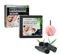 Acanthosis Nigricans Treatment Bamboo Charcoal Soap,Activated Charcoal Black Bar Soap,Dark Spot Remover Soap,Suitable for Any Part (1 pc)