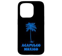 Acapulco Messico con grafica palma Custodia per iPhone 15 Pro