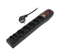 ACAR P7 5M BLACK Presa elettrica: presa di sicurezza: 7 230VAC 10A nero HSK