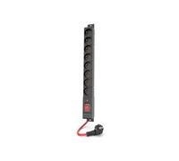 ACAR R8 Power 1.5M Listwa 8X 230V PL czarna 16A W2450