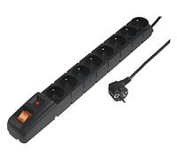 ACAR S8 3.0M BLACK Presa elettrica: presa di sicurezza: 8 230VAC 10A nero HS