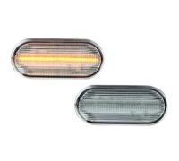AcarKing Compatibile con Seat per Toledo 1M per Leon 1M 1996 1997 1998 1999 2000 2001 2002 2003 2004 2005 2006 2PCS Indicatore Laterale Dinamico Indicatore di Direzione Indicatore direzione(White)