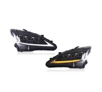 AcarKing Gruppo Faro Automatico per Lexus per IS250 2006-2012 | Fari auto Gruppo faro Lampada frontale DRL Segnale di svolta Riflettore bianco RHD