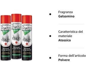 ACAROMAYER Spray 3Xml 400 - Insetticida Acaricida Anti Acaro Polvere Mayer Braun