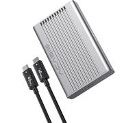 ACASIS 40 Gbps M.2 NVMe SSD Case con Ventola, per M1 M2 PRO/Max, alloggiamento USB M.2 Nvme Compatibile con USB4/3.2/3.1/3.0/2.0, Supporta SSD Misura 2230 2242 260 2280 B+M M-Key