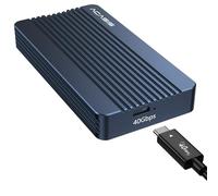 ACASIS - Alloggiamento SSD M.2 NVMe da 40 Gbps, alloggiamento per disco rigido esterno in alluminio USB-C, per M1 Pro/Max Mac, supporta 2280 B+M M-Key PCIe, compatibile con USB4/3.2/3.1/3.0/2.0