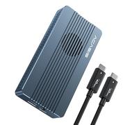 ACASIS Case SSD M2 NVMe 40Gbps, Compatibilità con Thunderbolt 4/3/ usb3,2/3,1/3,0/2,0, SSD NVMe Case enclosure Support SSD 2280/2260/2242/2230 B+M M-Key, per M1 M2 Pro/Max, Ventilador incorporado